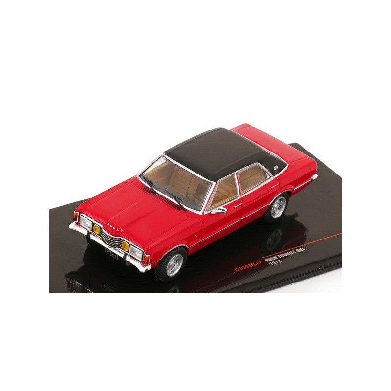 1:43 IXO CLC593N - Ford Taunus GXL, 1973 Red