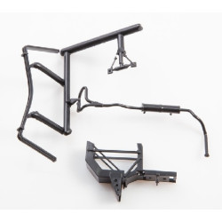 1:43 AVD Models 1465 - УРАЛ-375Д Бортовой грузовик с тентом, сборная модель / URAL-375D flatbed truck, model kit