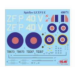 1:48 ICM 48071 - Spitfire Mk.XVI WWII British Fighter