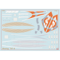 1:144 Zvezda 7010 Boeing 747-8 Civil Airliner