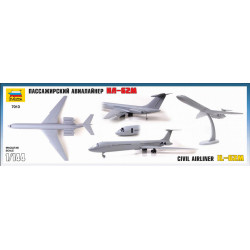 1:144 Zvezda 7013 Советский пассажирский авиалайнер Ил-62М