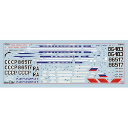 1:144 Zvezda 7013 Советский пассажирский авиалайнер Ил-62М