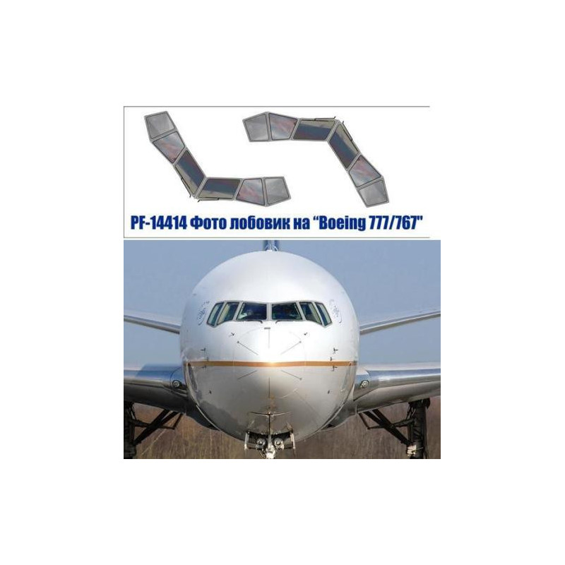 1:144 PAS-Decals - Декаль остекление кабины пилотов Boeing 767 & Boeing 777