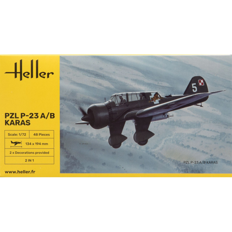 1:72 Heller 80247 - PZL P-23 A/B Karas