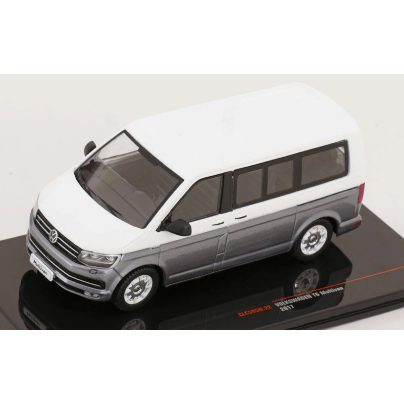 1:43 IXO CLC595N - Volkswagen / VW T6 Multivan, 2017 Greymetallic/white