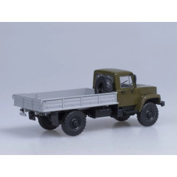 1:43 Auto History AIS1011 - Бортовой грузовик ГАЗ-3308 4х4, военный вариант / GAZ-3308
