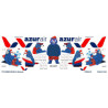 1:144 PAS-Decals - Boeing 777-300 Azur Air Bears, Decal for Zvezda and Revell kits