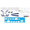 1:144 PAS-Decals - Boeing 737-800 EL-AL Up, Decal for Zvezda and Revell kits