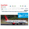 1:144 PAS-Decals - Boeing 757-200 Royal Flight The Land of Legends, Decal for Zvezda and Revell kits