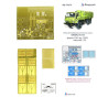 1:35 MicroDesign MD035218 - Photo Etched Detail Set for KamAZ-4310 (ICM 35001)