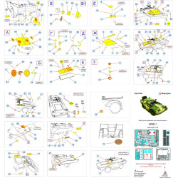 1:35 MicroDesign MD035286 - Photo Etched Detail Set for BRDM-1 (Trumpeter/Eastern Express)