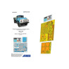 1:35 MicroDesign MD035558 - Photo Etched Detail Set for ZiL-130 (AVD) with 3D colored instrument panels