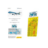 1:144 MicroDesign MD144232 - 3D Color Cocpit & Photo Etched Detail Set for Airbus A321 CEO