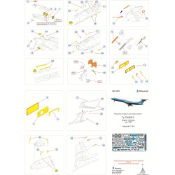 1:144 MicroDesign MD144215 - Photo Etched Detail Set for Tu-134A/B-3