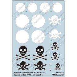 1:32 Begemot Decals 32-004 - Россия в I мировой войне. Ньюпор 11
