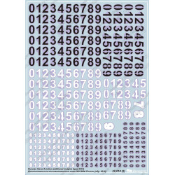 1:32 Begemot Decals 32-018 - Дополнительные опознавательные знаки ВВС России (образца 2010 года)