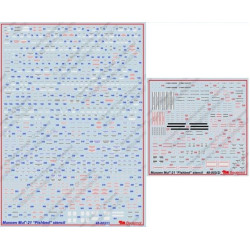 1:48 Begemot Decals 48-003 - Микоян МиГ-21 технические надписи
