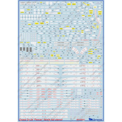 1:48 Begemot Decals 48-020 - Сухой Су-24 технические надписи