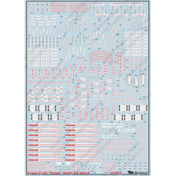1:48 Begemot Decals 48-020 - Сухой Су-24 технические надписи