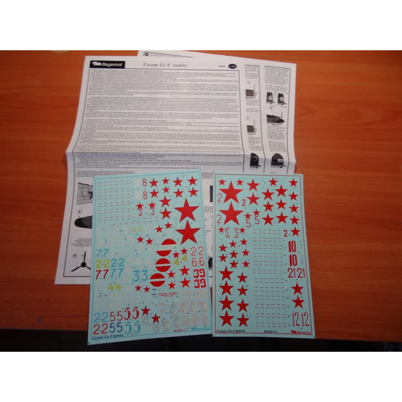 1:48 Begemot Decals 48-030 - Сухой Су-2