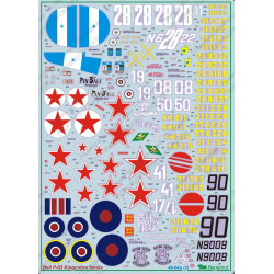 1:48 Begemot Decals 48-046 - Bell P-63 Kingcobra