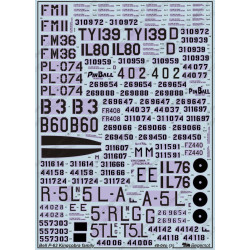 1:48 Begemot Decals 48-046 - Bell P-63 Kingcobra