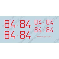 1:48 Begemot Decals 48-051 - Сухой Су-33 Морской Авиации ВМФ России в Сирии