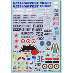 1:72 Begemot Decals 72-014 - Миль Ми-17