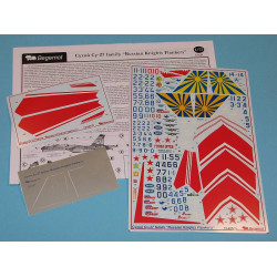 1:72 Begemot Decals 72-027 - Cухой Су-27, Су-27УБ 'Русские витязи' + покрасочные маски
