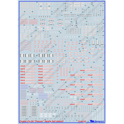 1:72 Begemot Decals 72-041 - Сухой Су-24 технические надписи