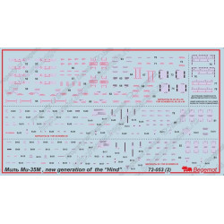 1:72 Begemot Decals 72-053 - Миль Ми-35M