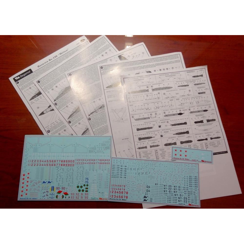 1:72 Begemot Decals 72-071 - Яковлев Як-130