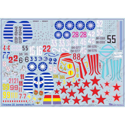 1:72 Begemot Decals 72-073 - Туполев СБ, часть 1