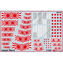 1:350 Begemot Decals 350-003 - ВМФ Японии / Japan NAVY