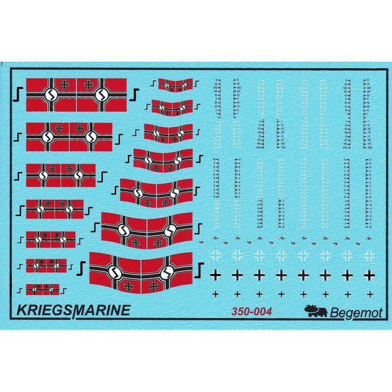 1:350 Begemot Decals 350-004 - Kriegsmarine