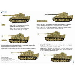 1:35 Colibri Decals 35012 - Pz.Kpfw. VI Tiger I, Part 2. SS-Pz.Div- LSSAH, Das Reich, Totenkorf