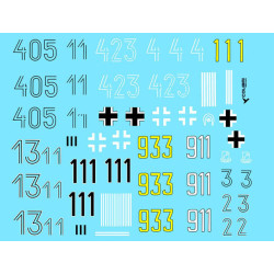 1:35 Colibri Decals 35012 - Pz.Kpfw. VI Tiger I, Part 2. SS-Pz.Div- LSSAH, Das Reich, Totenkorf