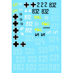 1:35 Colibri Decals 35013 - Pz.Kpfw. VI Tiger I, Part 3. SS-Pz.Div- Das Reich