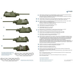 1:35 Colibri Decals 35048 - Т-34/76 / Т-34/76 factory 183 mod 1942