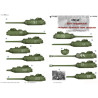 1:35 Colibri Decals 35056 - ИС-2 / IS-2 Soviet tank, 50 Guards. OTTP. (Sedlice-Berlin)