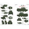 1:35 Colibri Decals 35072 - БТ-7М / BT-7М Soviet Tank, Battles in the summer of 1941