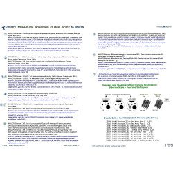 1:35 Colibri Decals 35075 - M4A2 (75) Sherman - in Red Army. Part 3