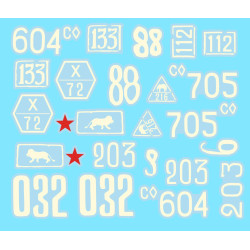 1:35 Colibri Decals 35075 - M4A2 (75) Sherman - in Red Army. Part 3