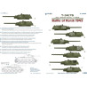 1:35 Colibri Decals 35086 - Т-34/76 / Т-34/76 мod. 1942, Factory 112/STZ. Battle of Kursk 1943
