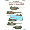 1:35 Colibri Decals 35088 - Т-34/76 / Т-34/76 мod. 1942/43 Factory CHKZ, Part 1. Battle of Kursk 1943