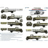 1:35 Colibri Decals 35094 - ГАЗ-АА / GAZ-AA - Road of Life, Leningrad 1941-1944