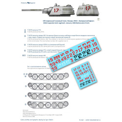 1:35 Colibri Decals 35102 - Т-34/76 / Т-34/76 mod 1942, factory 183, StZ, ChTZ. Battles for Belasrus. Part 2