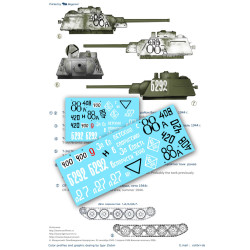 1:35 Colibri Decals 35103 - Т-34/76, ОТ-34 / Т-34/76, ОT-34 mod. 1943. Battles for Belasrus. Part 3