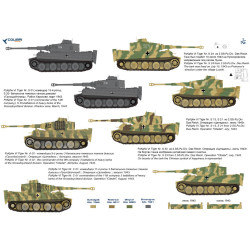 1:1/72 Colibri Decals 72030 - Pz VI Tiger I - SS-Pz.Div. Das Reich, PzReg., Grossdoychland. Part 4