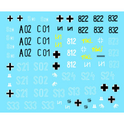 1:1/72 Colibri Decals 72030 - Pz VI Tiger I - SS-Pz.Div. Das Reich, PzReg., Grossdoychland. Part 4